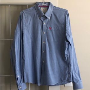 Abercrombie & Fitch Blue Check Button-Down Shirt
